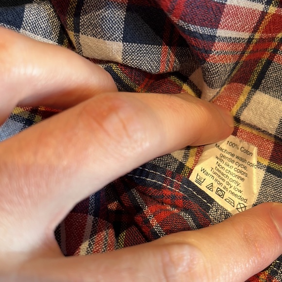 J. Crew Factory Plaid Shirt - Picture 4 of 4